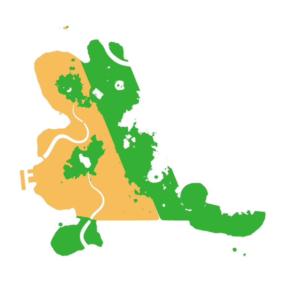 Biome Rust Map: Procedural Map, Size: 3000, Seed: 628108352