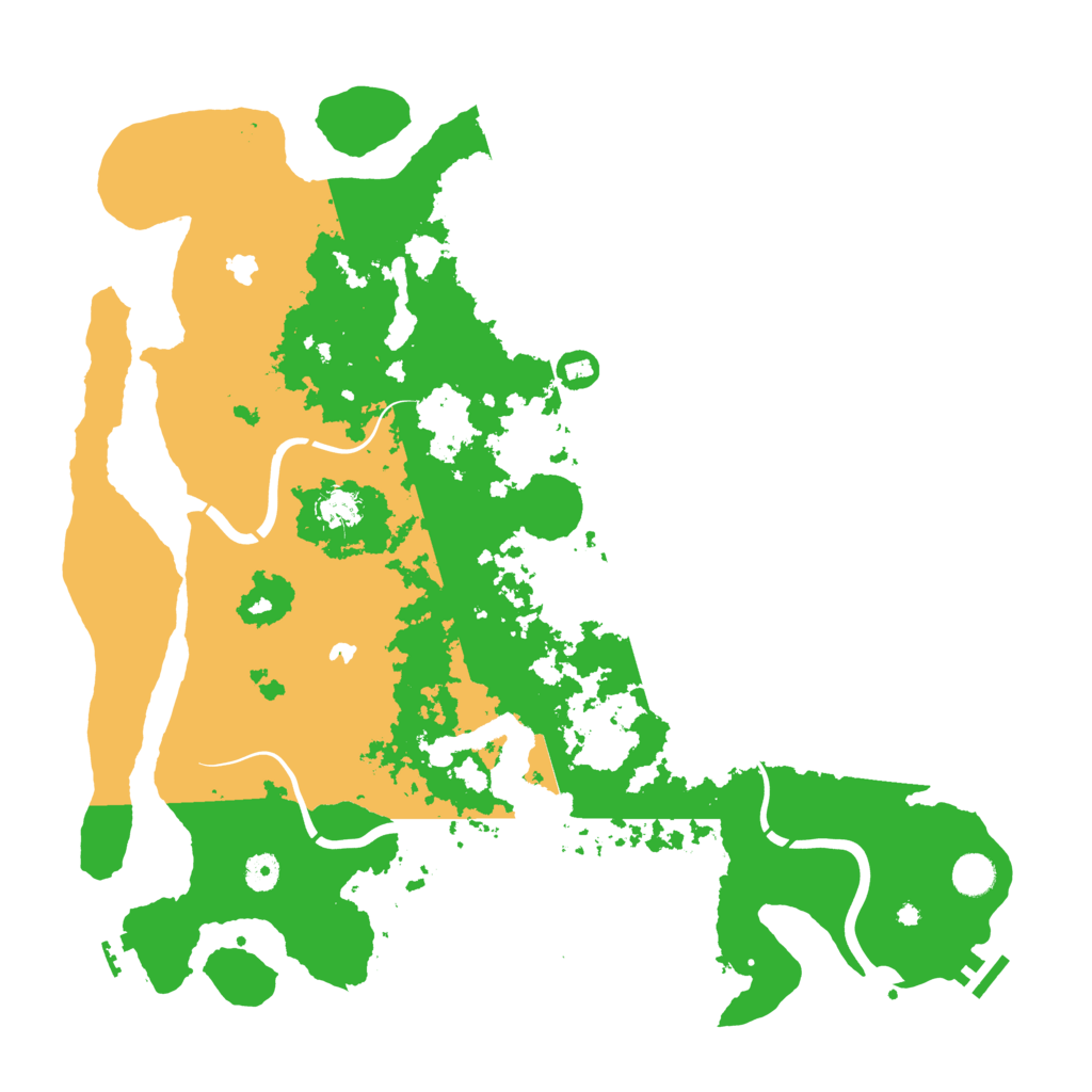 Biome Rust Map: Procedural Map, Size: 4500, Seed: 353828144