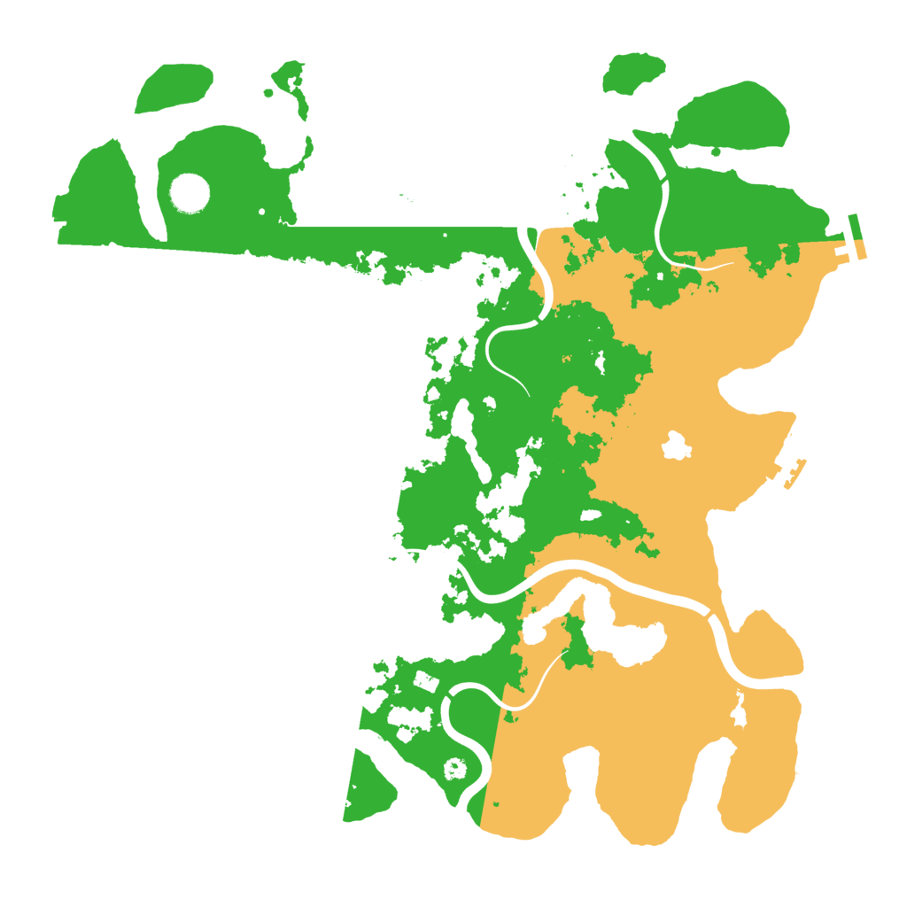 Biome Rust Map: Procedural Map, Size: 4000, Seed: 1354858263