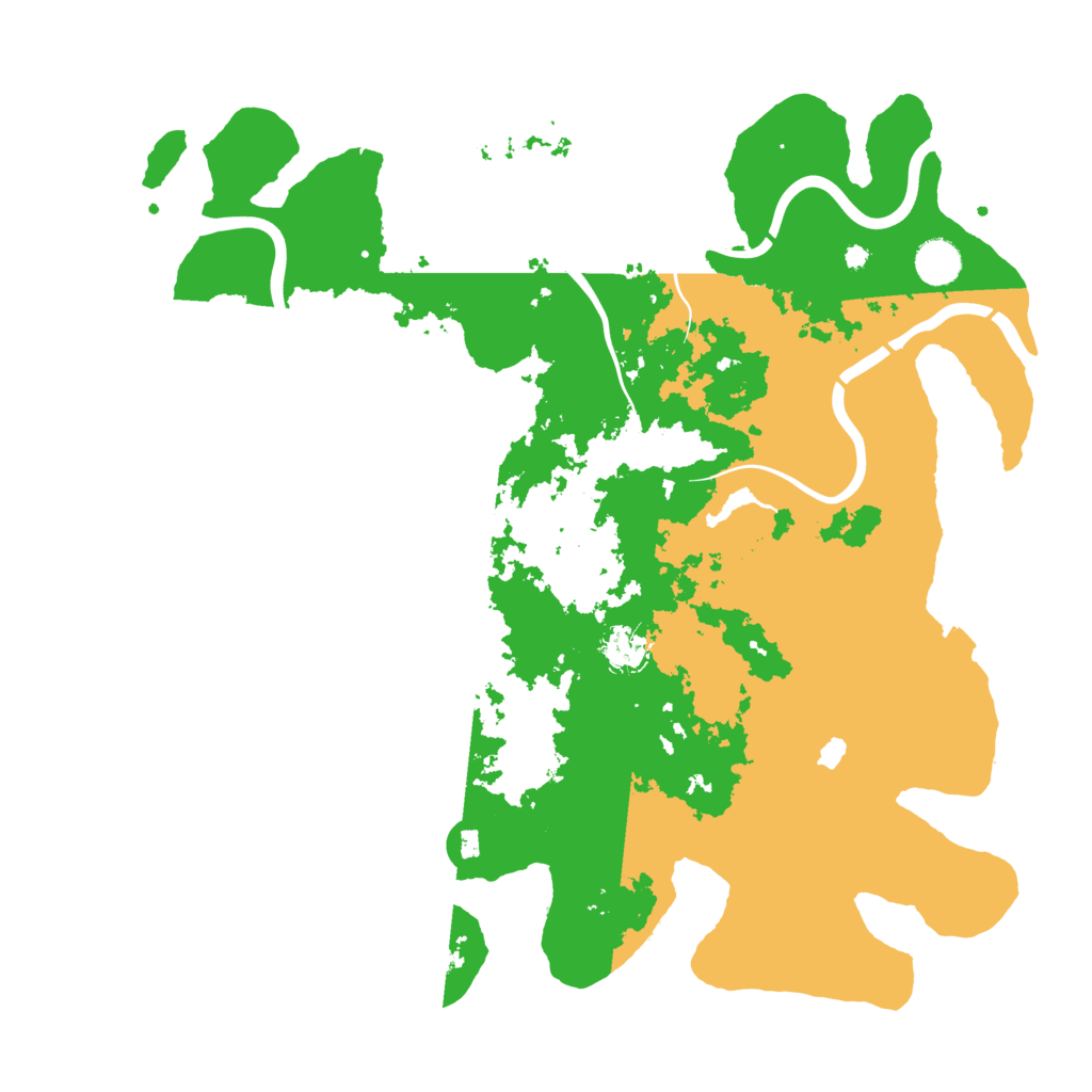 Biome Rust Map: Procedural Map, Size: 4200, Seed: 123987