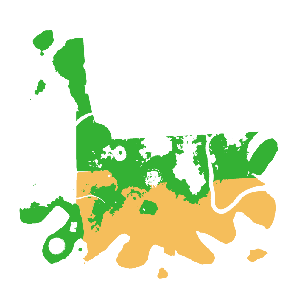 Biome Rust Map: Procedural Map, Size: 3250, Seed: 657085486