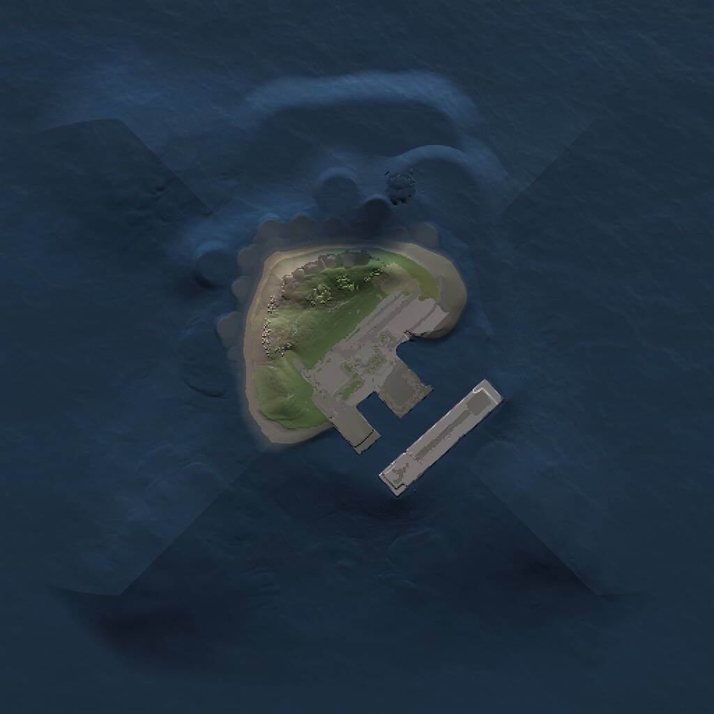 Rust Map: Procedural Map, Size: 1000, Seed: 1489419292, 2 Monuments