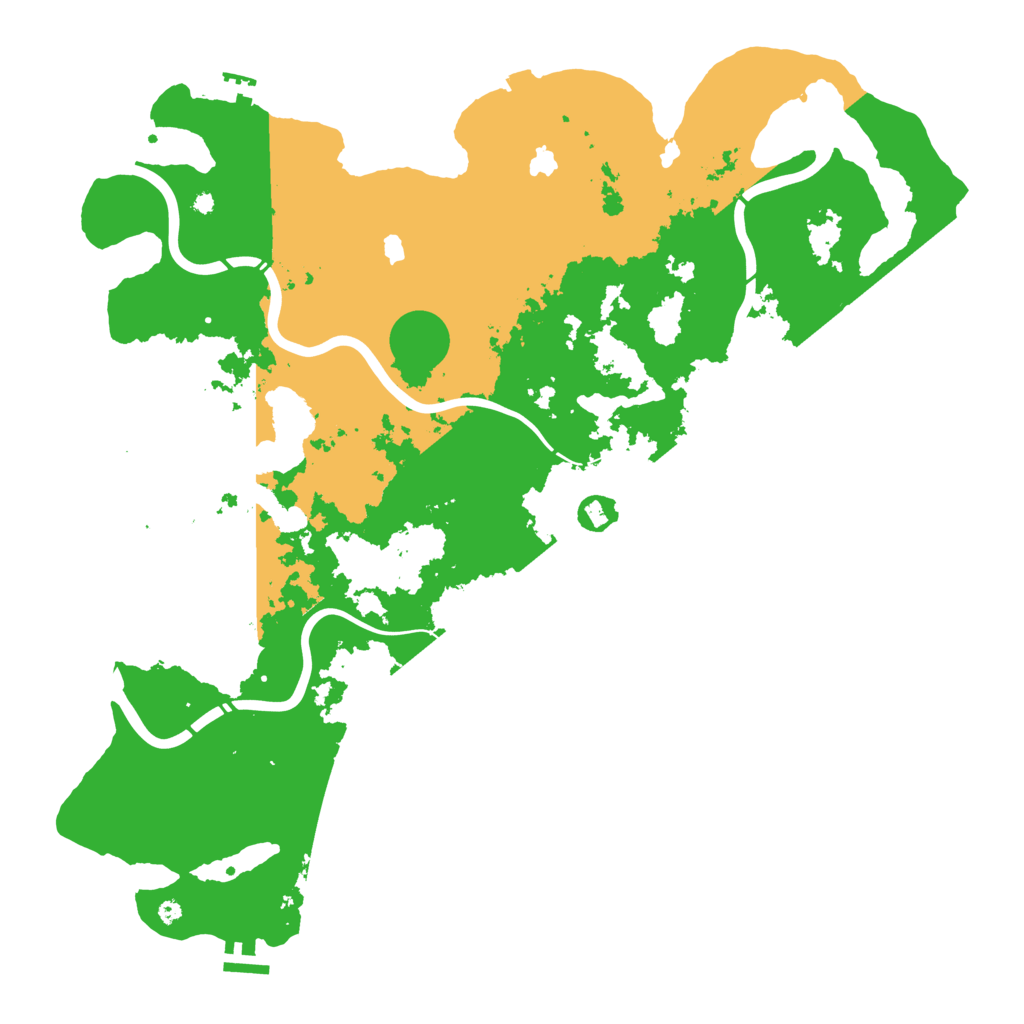 Biome Rust Map: Procedural Map, Size: 4500, Seed: 1922612086