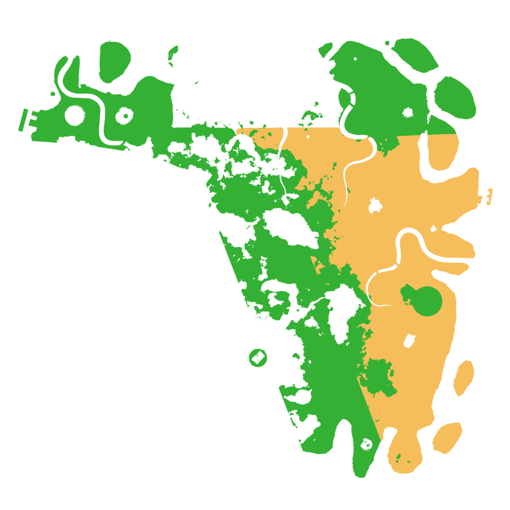 Biome Rust Map: Procedural Map, Size: 4500, Seed: 524565004