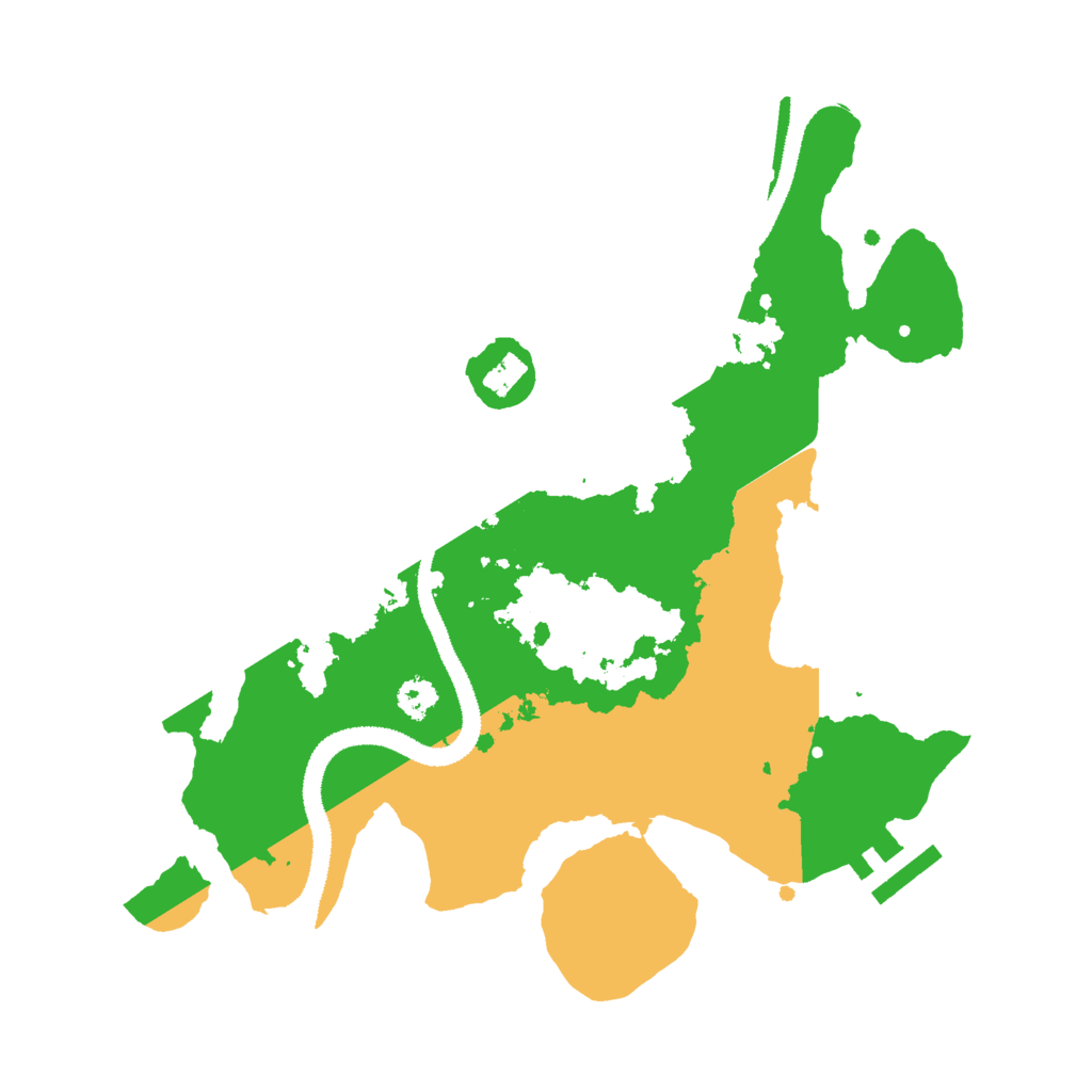 Biome Rust Map: Procedural Map, Size: 2800, Seed: 33953