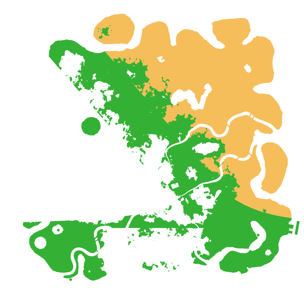 Biome Rust Map: Procedural Map, Size: 4500, Seed: 360573548