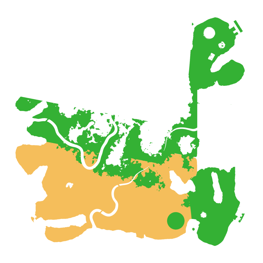 Biome Rust Map: Procedural Map, Size: 4000, Seed: 881981364