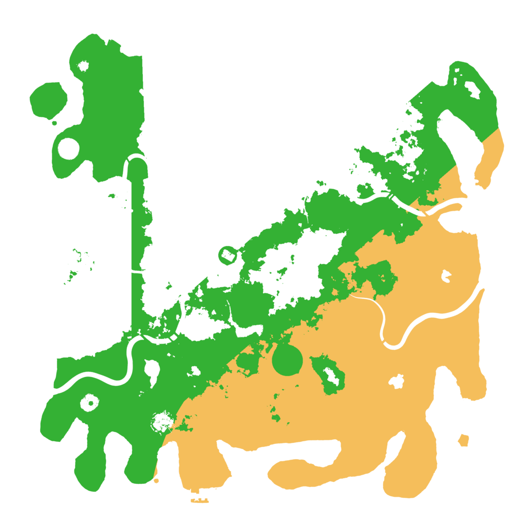 Biome Rust Map: Procedural Map, Size: 4500, Seed: 74219