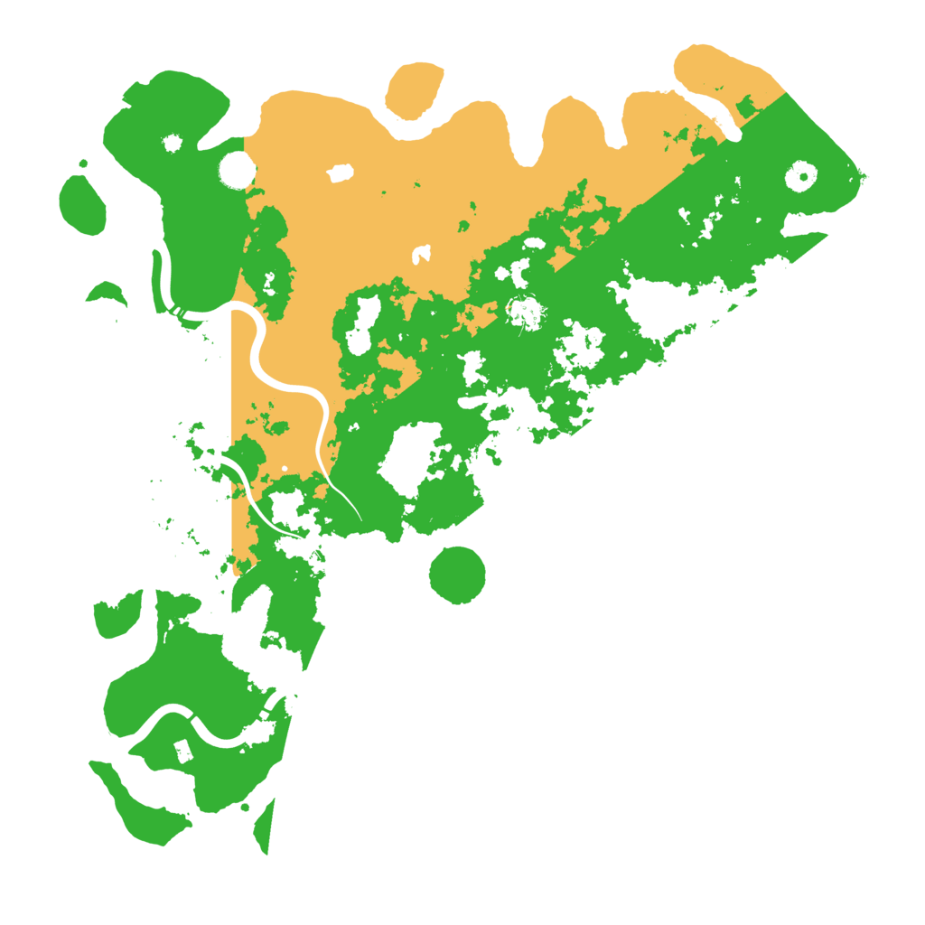 Biome Rust Map: Procedural Map, Size: 4500, Seed: 400244296
