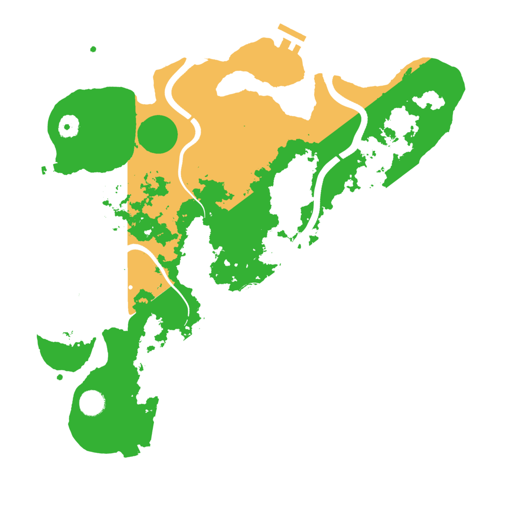 Biome Rust Map: Procedural Map, Size: 3500, Seed: 1878550695