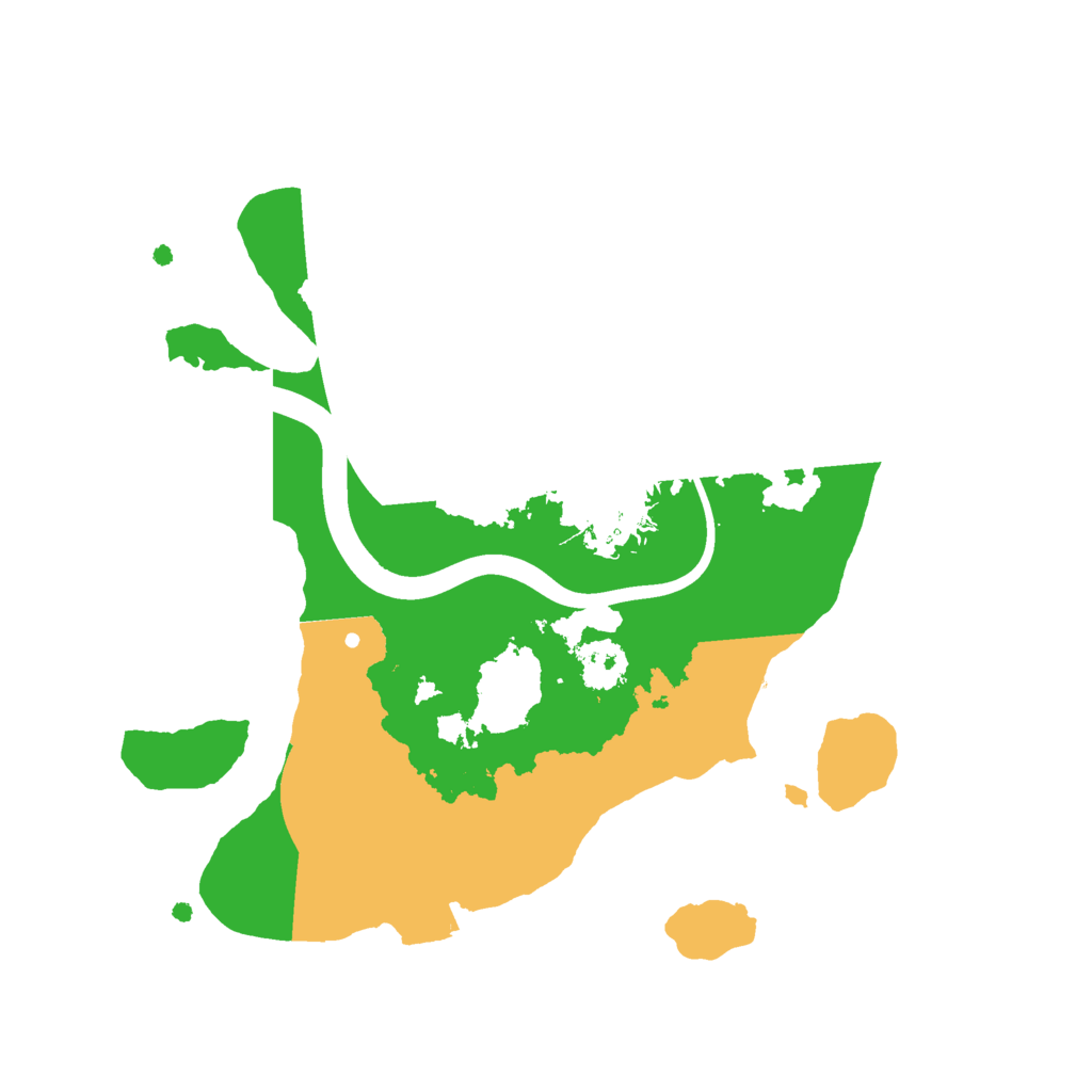 Biome Rust Map: Procedural Map, Size: 2200, Seed: 493248753