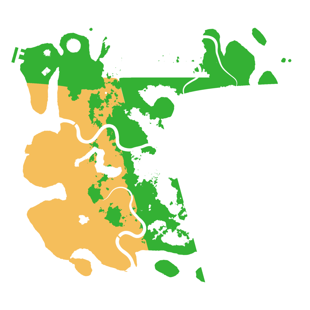Biome Rust Map: Procedural Map, Size: 4000, Seed: 2043286004