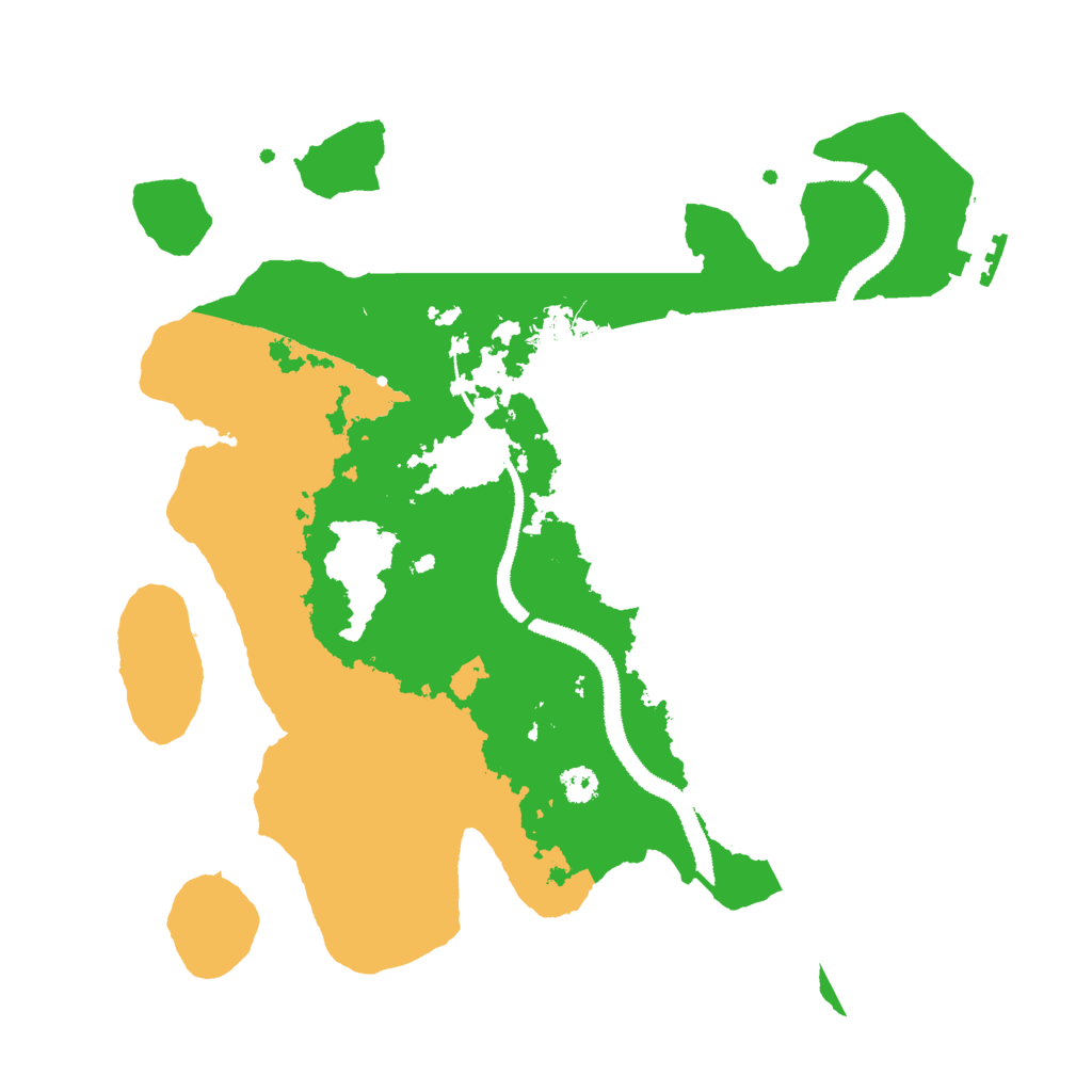 Biome Rust Map: Procedural Map, Size: 3000, Seed: 13117