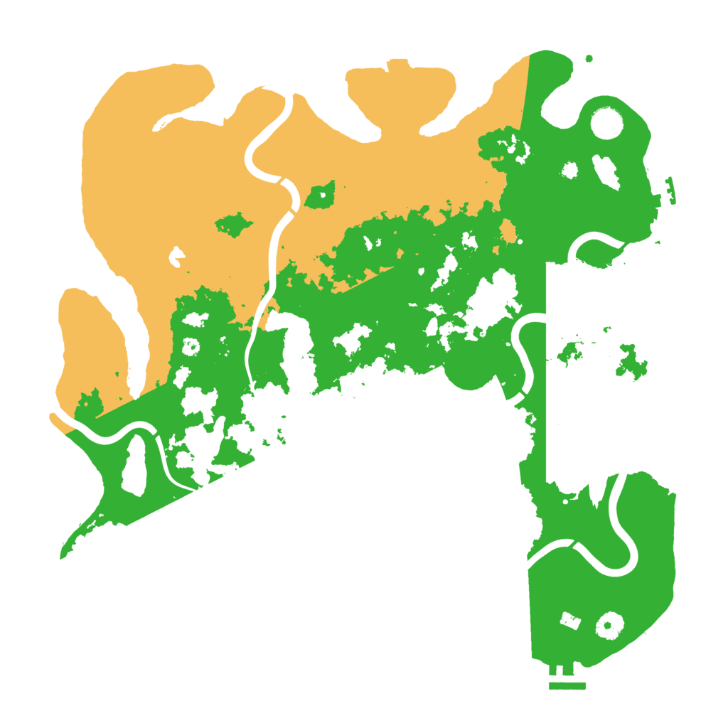 Biome Rust Map: Procedural Map, Size: 4000, Seed: 82797