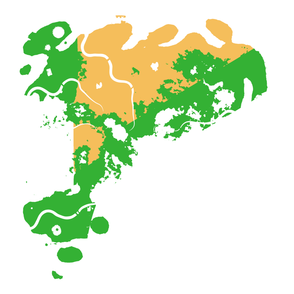 Biome Rust Map: Procedural Map, Size: 4500, Seed: 2039820205