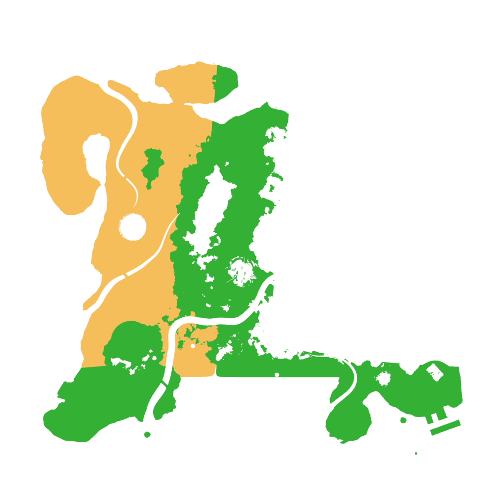 Biome Rust Map: Procedural Map, Size: 3300, Seed: 1489283701