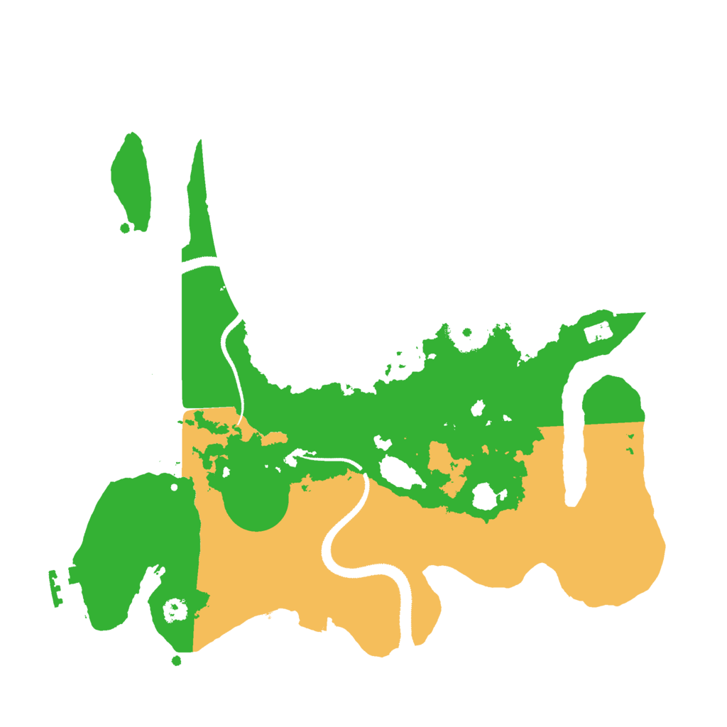 Biome Rust Map: Procedural Map, Size: 3000, Seed: 71154