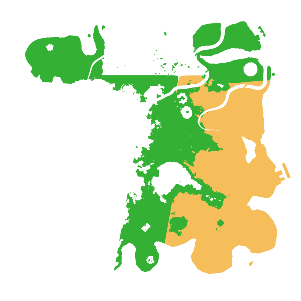 Biome Rust Map: Procedural Map, Size: 3850, Seed: 913092