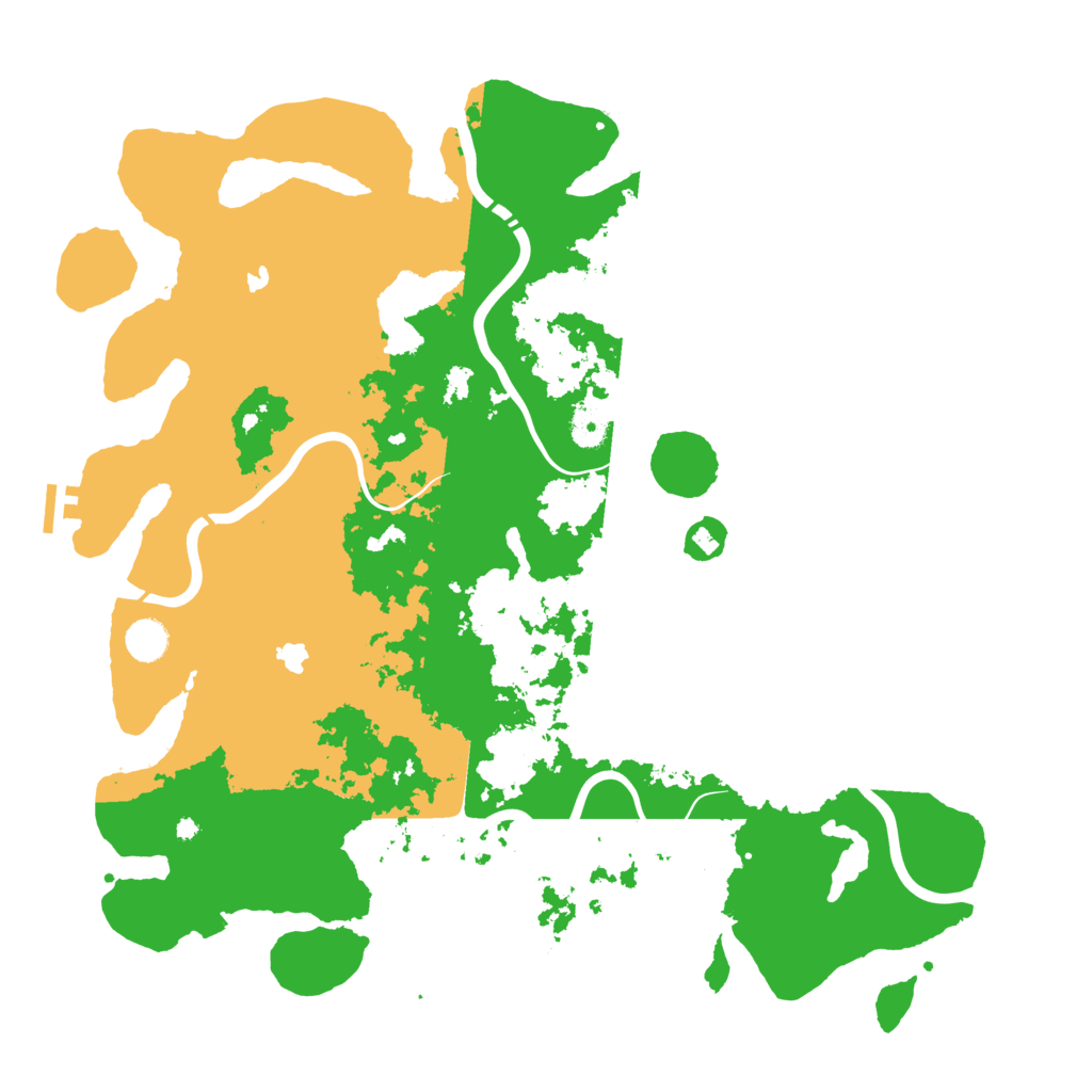 Biome Rust Map: Procedural Map, Size: 4500, Seed: 491816857