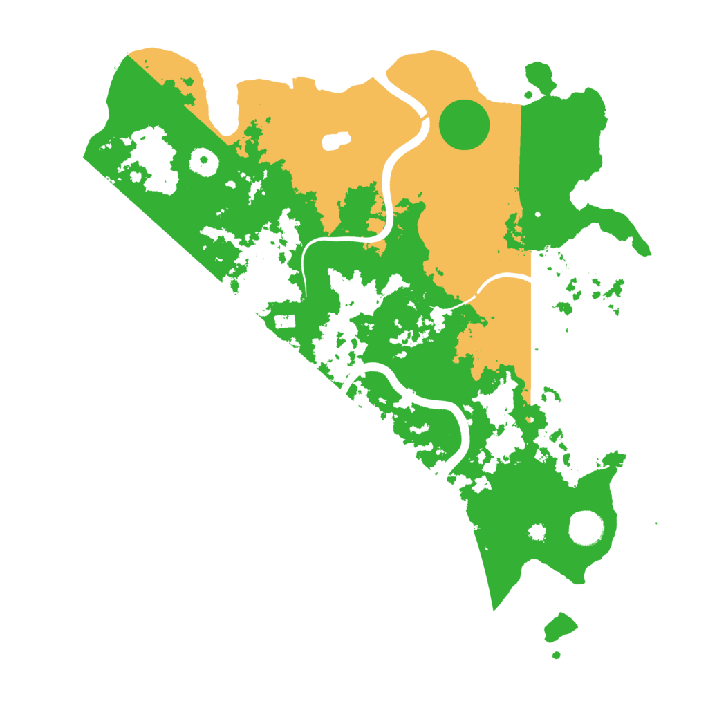 Biome Rust Map: Procedural Map, Size: 3700, Seed: 1346538165