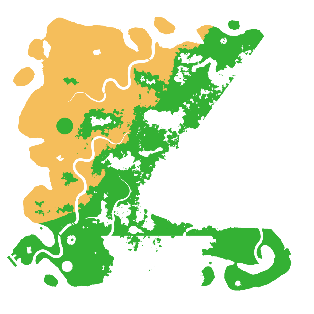 Biome Rust Map: Procedural Map, Size: 5000, Seed: 1278519093
