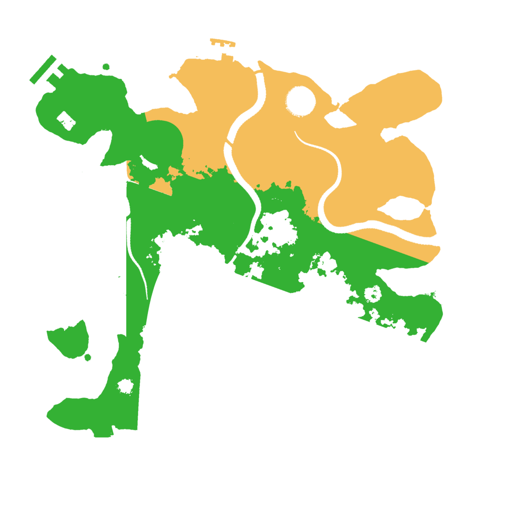 Biome Rust Map: Procedural Map, Size: 3000, Seed: 680814674