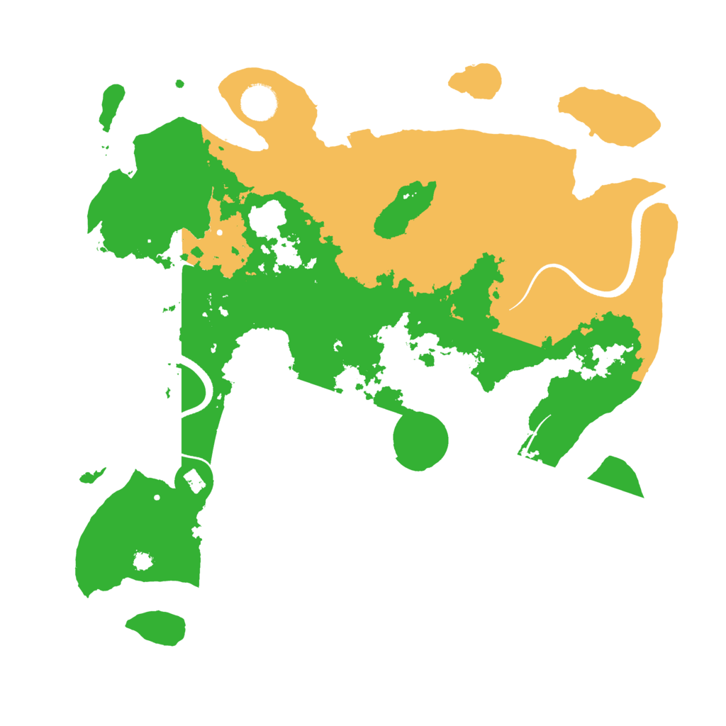 Biome Rust Map: Procedural Map, Size: 3500, Seed: 969693500