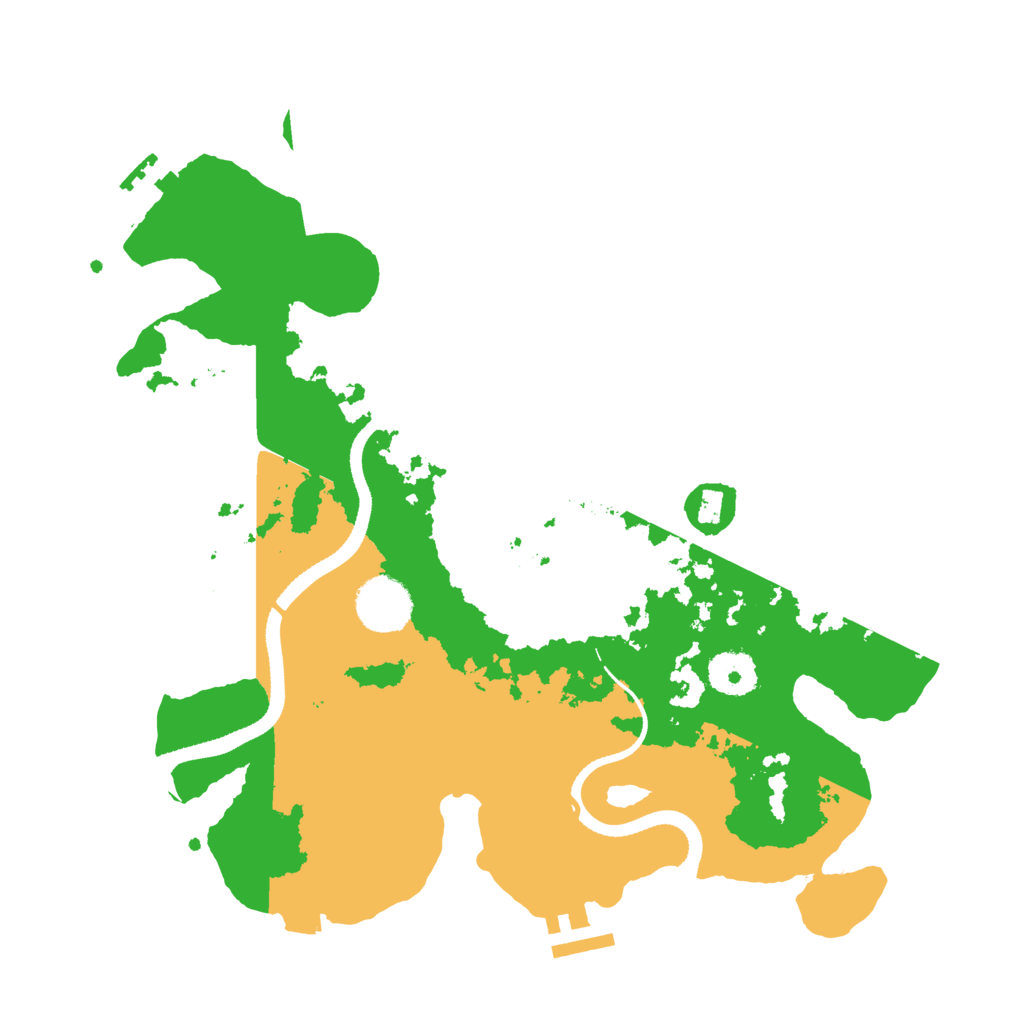 Biome Rust Map: Procedural Map, Size: 3300, Seed: 908415495