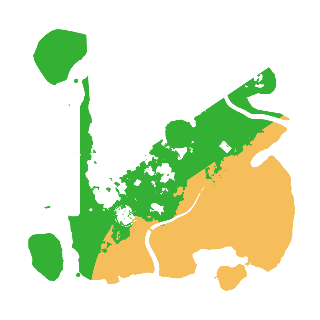 Biome Rust Map: Procedural Map, Size: 3000, Seed: 740104658