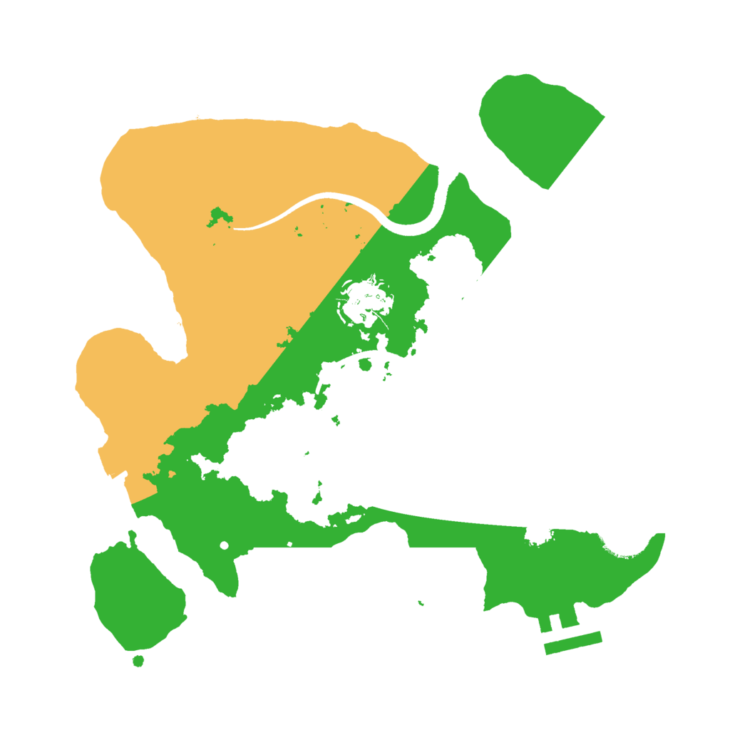 Biome Rust Map: Procedural Map, Size: 2550, Seed: 4