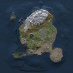 Thumbnail Rust Map: Procedural Map, Size: 1985, Seed: 40005, 4 Monuments