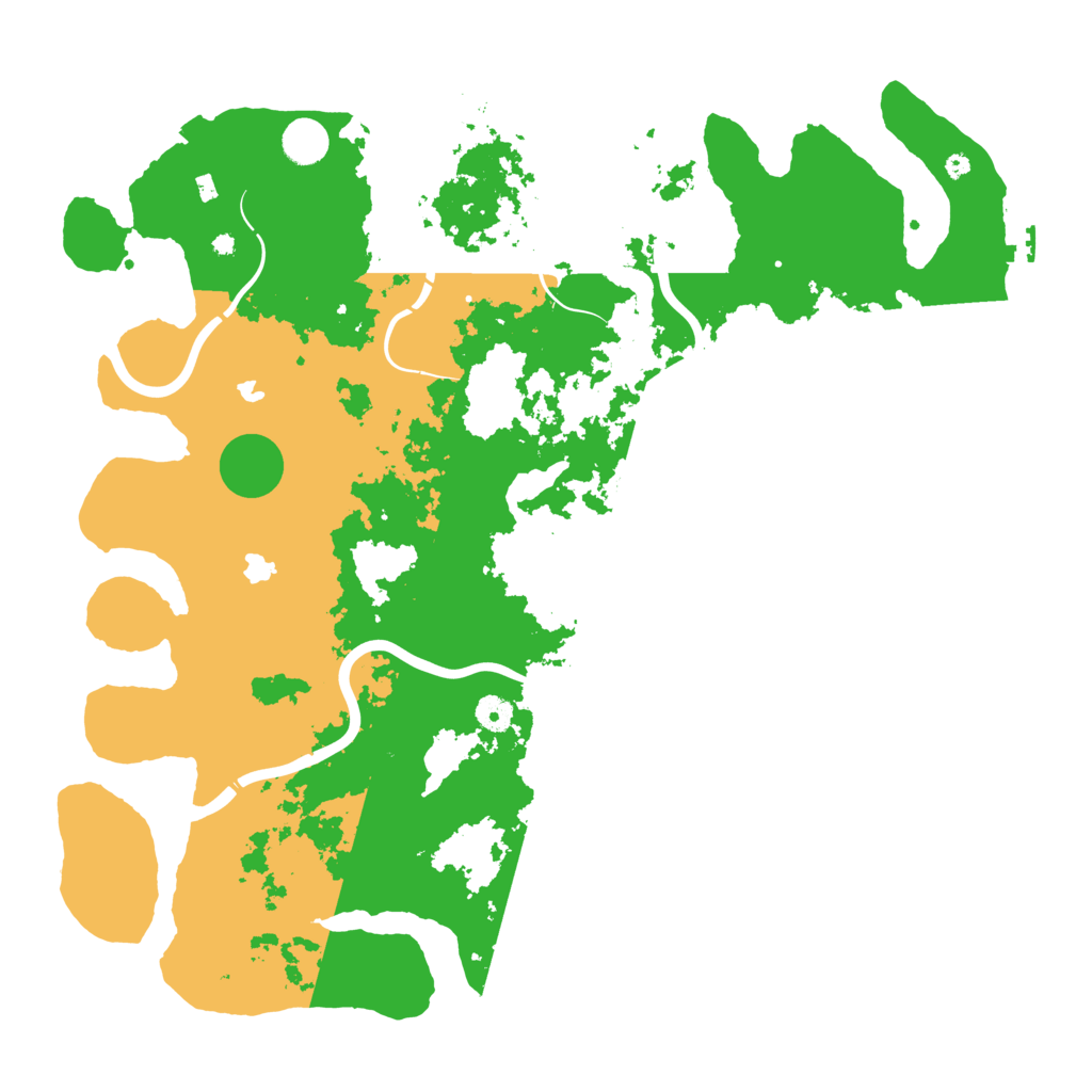 Biome Rust Map: Procedural Map, Size: 4500, Seed: 484555001
