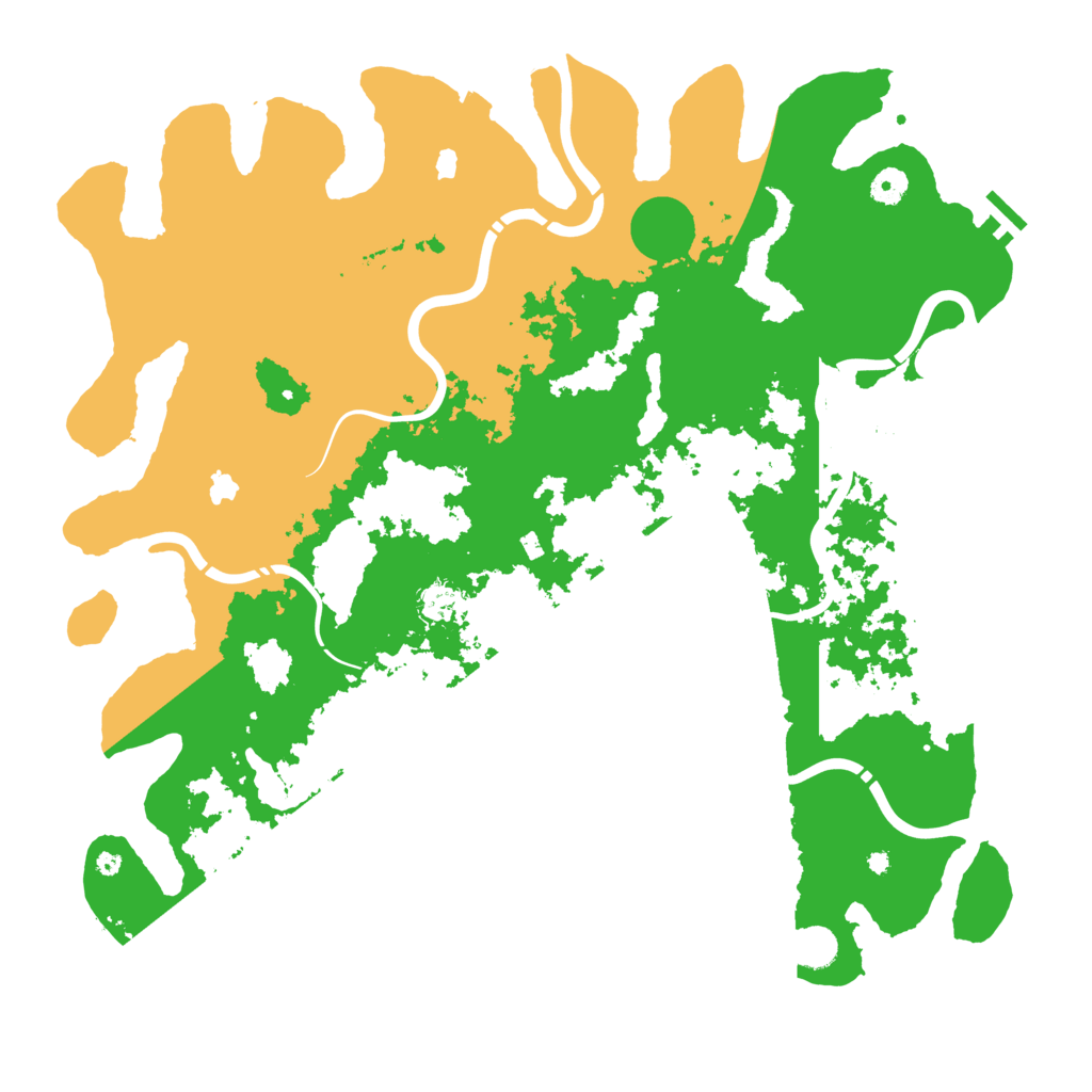 Biome Rust Map: Procedural Map, Size: 4500, Seed: 1300132