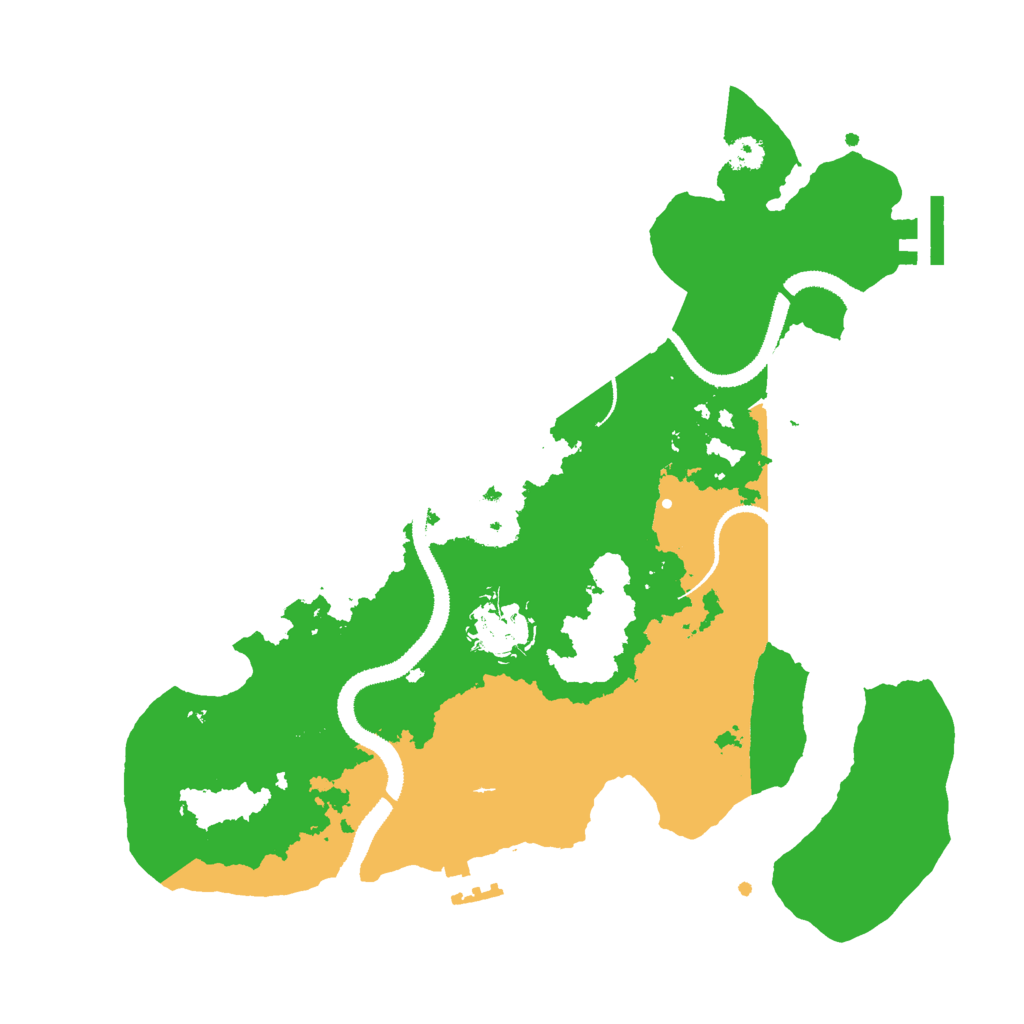Biome Rust Map: Procedural Map, Size: 3000, Seed: 1879623405