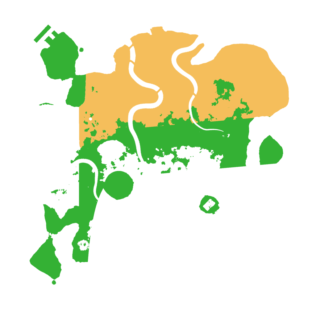 Biome Rust Map: Procedural Map, Size: 3000, Seed: 1105867822