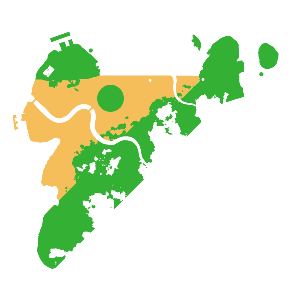 Biome Rust Map: Procedural Map, Size: 3000, Seed: 618800963