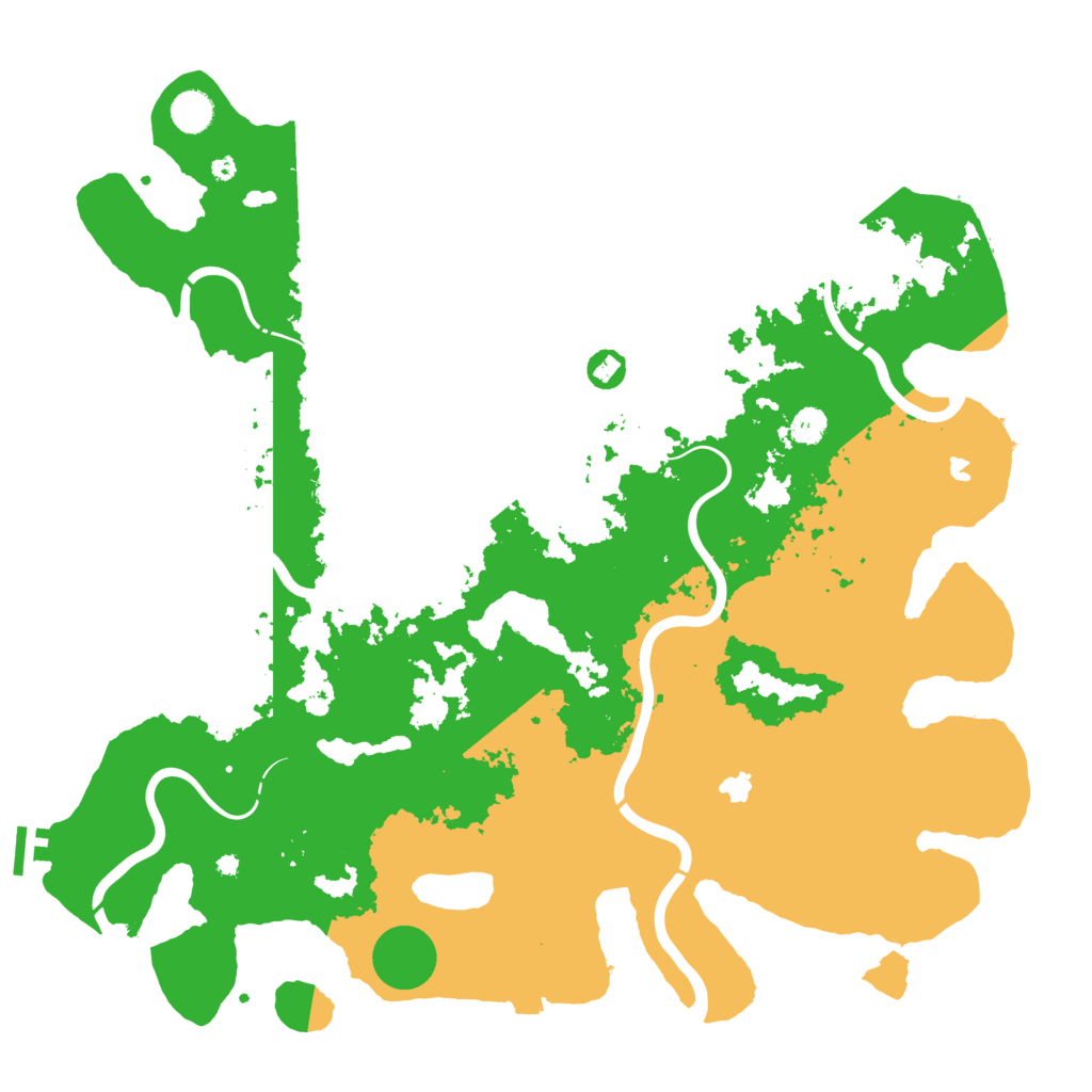 Biome Rust Map: Procedural Map, Size: 4500, Seed: 1821308994
