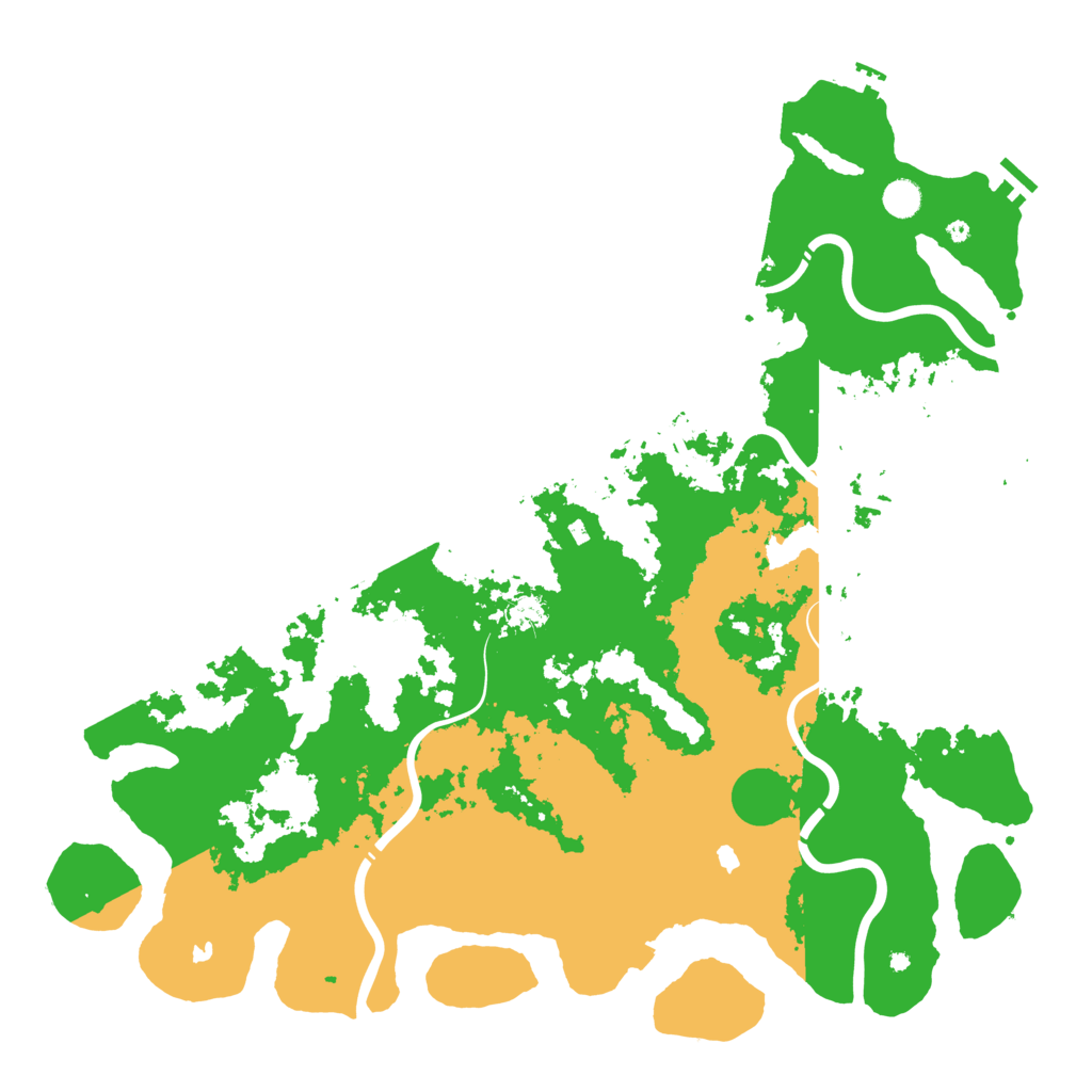 Biome Rust Map: Procedural Map, Size: 4999, Seed: 1324458744