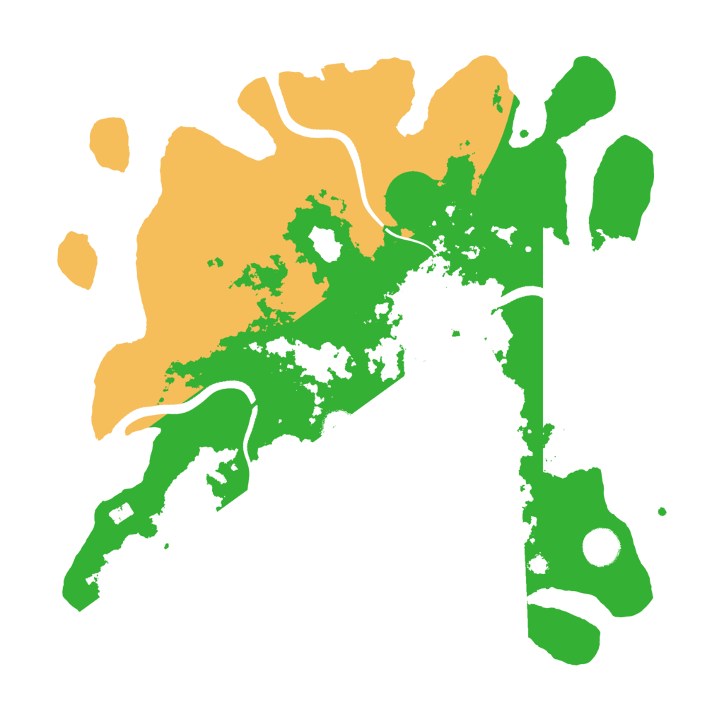 Biome Rust Map: Procedural Map, Size: 3500, Seed: 659698822