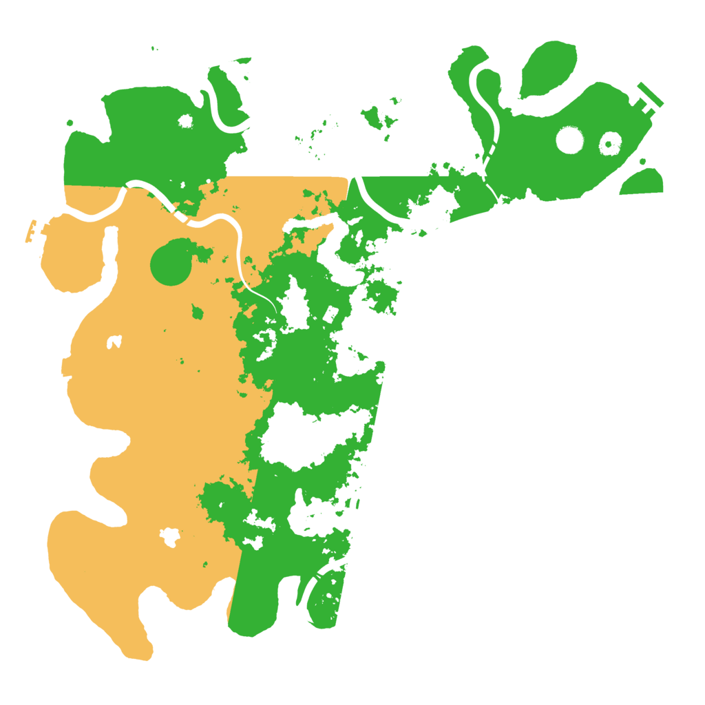 Biome Rust Map: Procedural Map, Size: 4500, Seed: 239189484