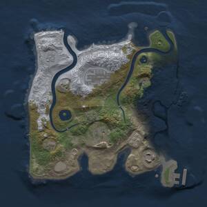 Thumbnail Rust Map: Procedural Map, Size: 2600, Seed: 420420, 10 Monuments