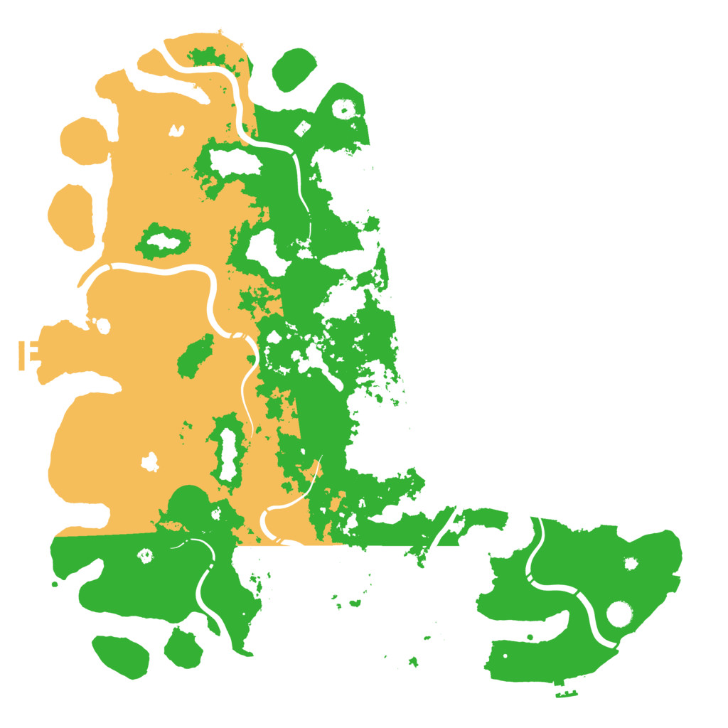 Biome Rust Map: Procedural Map, Size: 5000, Seed: 1196879277