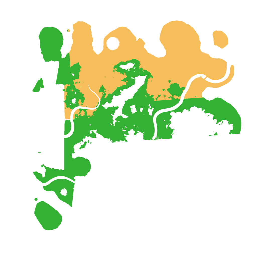 Biome Rust Map: Procedural Map, Size: 3500, Seed: 1630620335