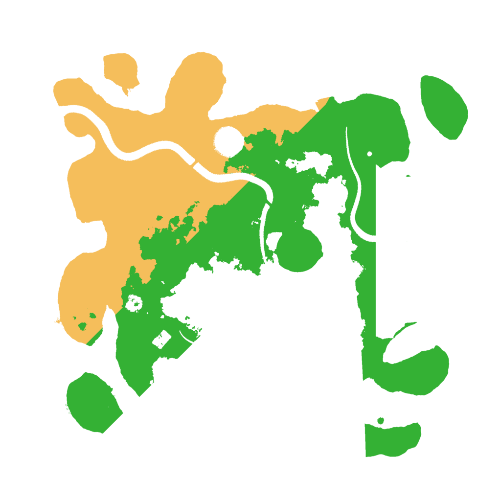 Biome Rust Map: Procedural Map, Size: 3000, Seed: 51358929