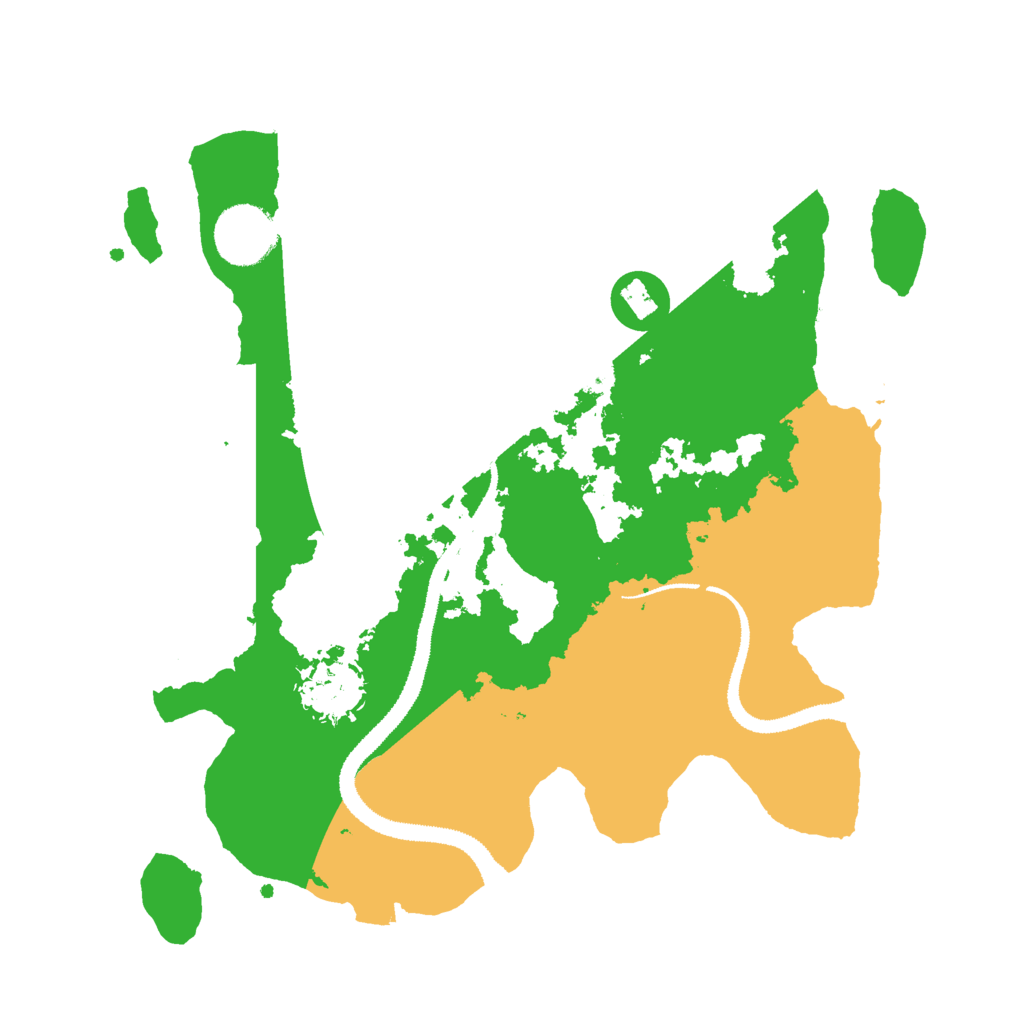 Biome Rust Map: Procedural Map, Size: 3000, Seed: 262264385