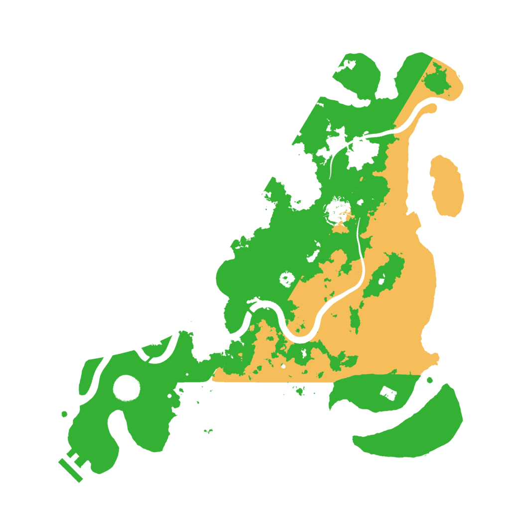 Biome Rust Map: Procedural Map, Size: 3500, Seed: 1082546541