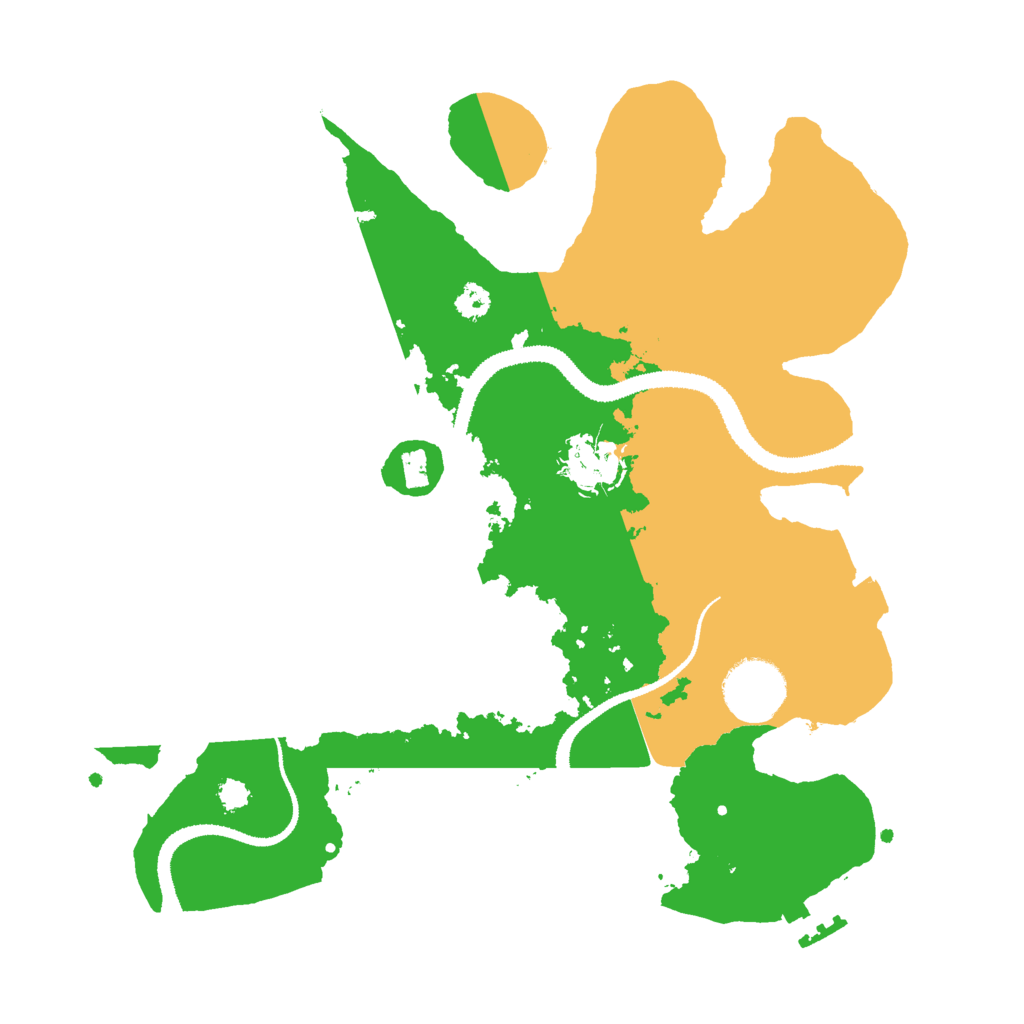 Biome Rust Map: Procedural Map, Size: 3000, Seed: 28228781