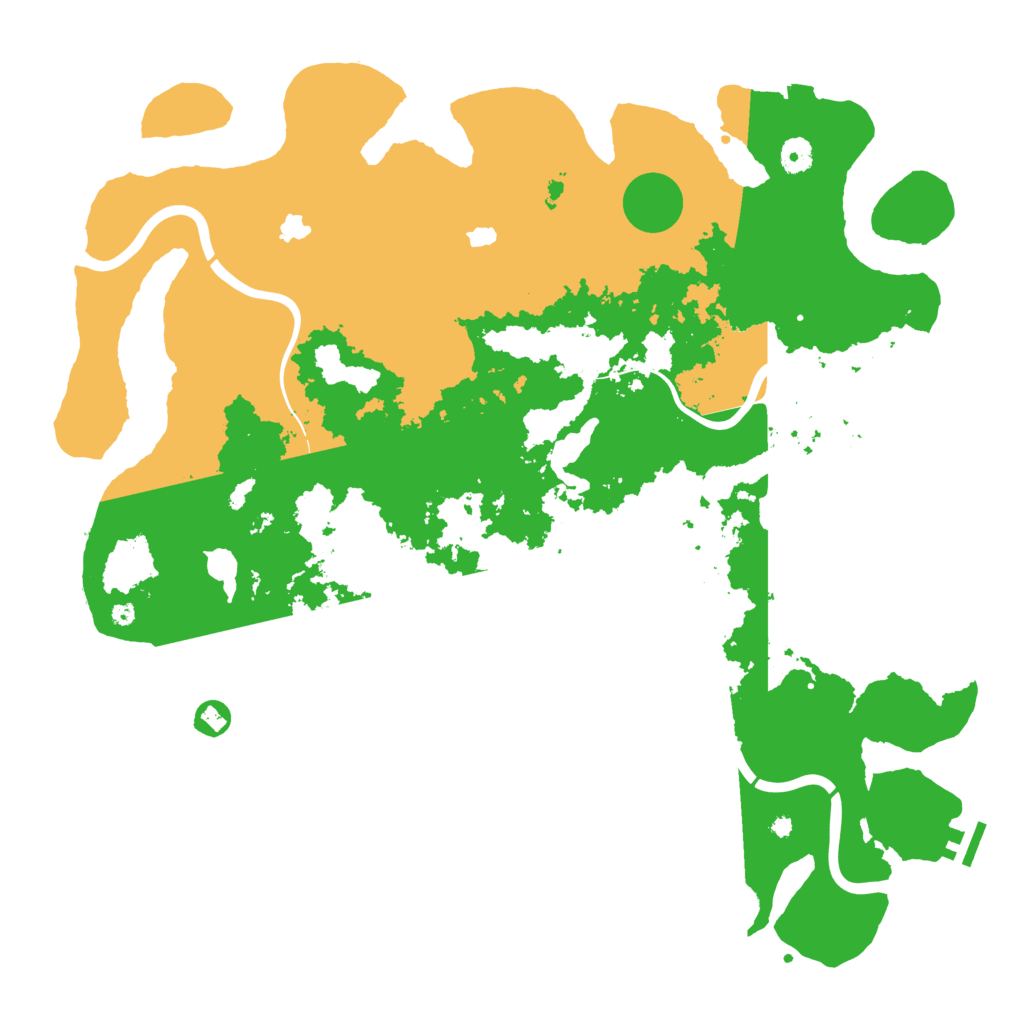 Biome Rust Map: Procedural Map, Size: 4500, Seed: 1548537394