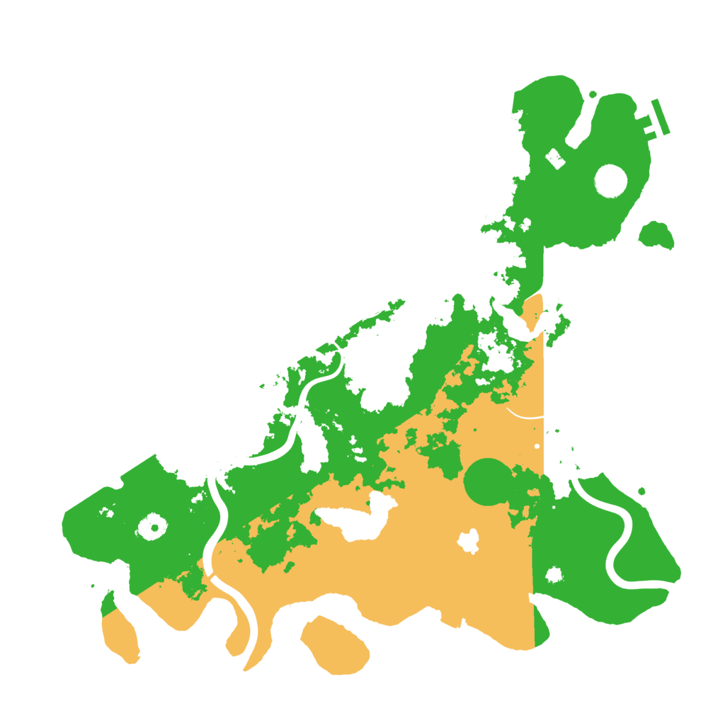 Biome Rust Map: Procedural Map, Size: 4000, Seed: 8128397
