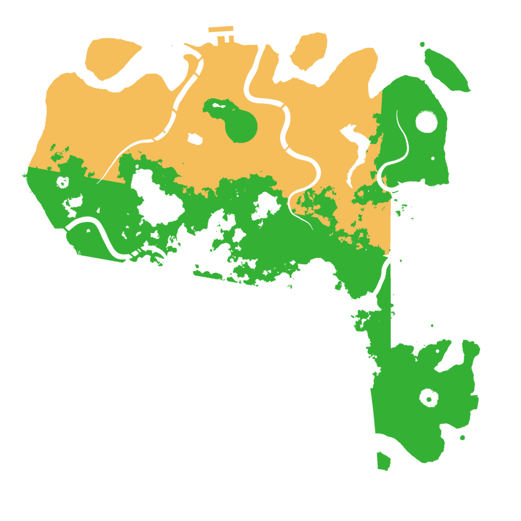Biome Rust Map: Procedural Map, Size: 4250, Seed: 3045